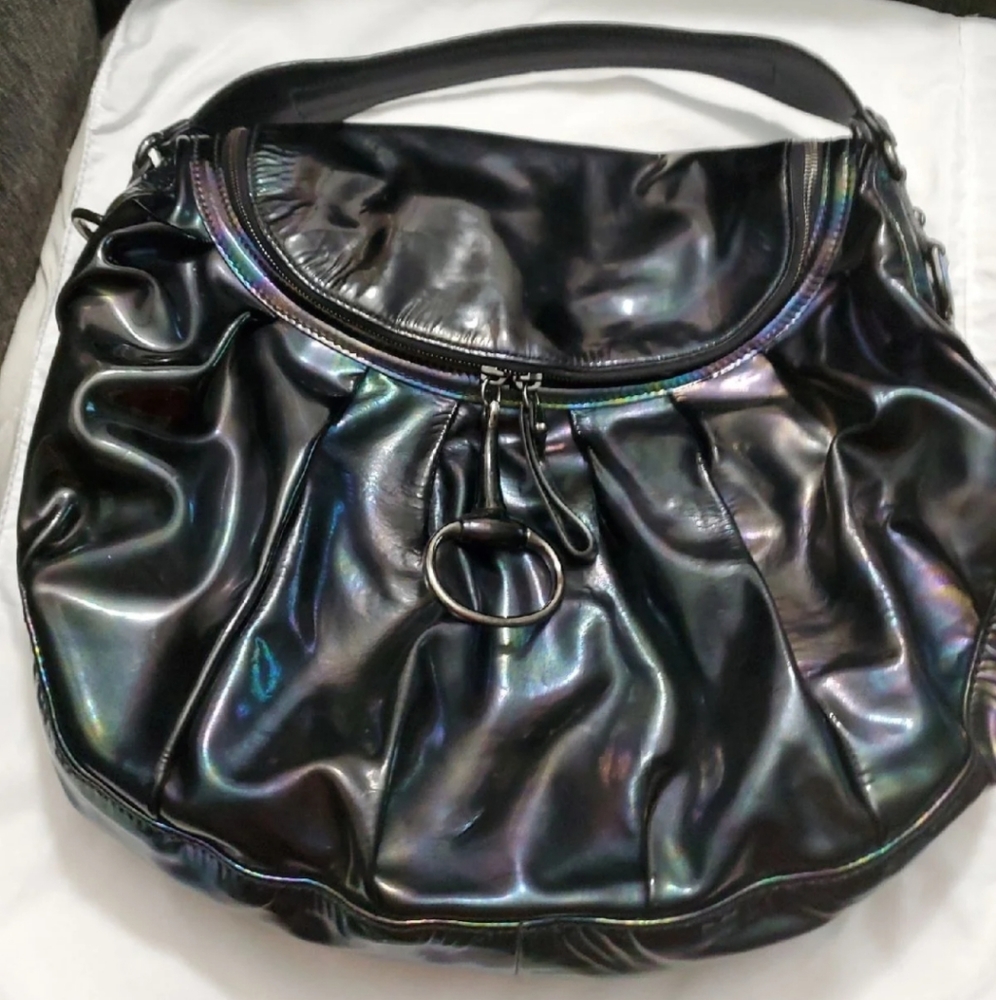 Gucci Icon Bit Large Handbag Oil Slick